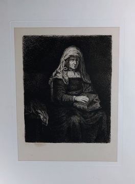 Rembrandt van Rijn "Matka Rembrandta''