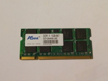 Pamięć RAM SIS 1gb DDR2 SSY264M8-J6E 667