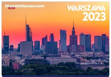 Kalendarz Warszawa 2023 (Drone in Warsaw) nowy