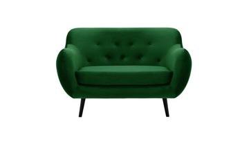 Sofa dwuosobowa Neve butelkowa zieleń