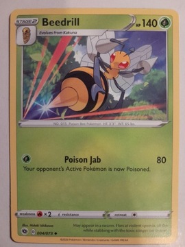 Champion's Path, Beedrill, 004/073