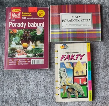 TRZY PORADNIKI PORADY BABUNI FAKTY PORADNIK ŻYCIA