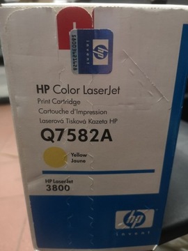 Toner żółty HP Q7582A oryginalny