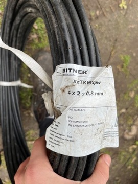 Kabel telekomunikacyjny xztkmxpw 4x2 x0 8mm2