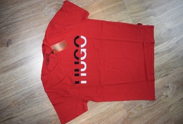 Koszulka T-shirt ,Hugo Boss ,czerwona M,L,XL,XXL