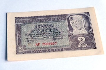 Banknot 2 zł 1941 .r