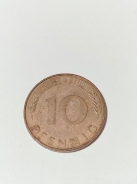 Moneta, Niemcy -RFN, 10 Pfennig, 1991 Berlin 