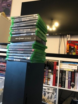 Xbox Series X komplet, 3pady, 18gier i dysk 2TB