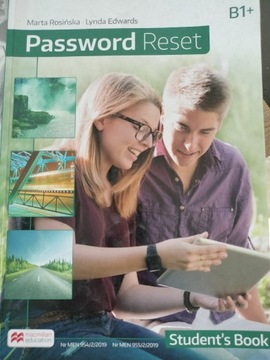 Password Reset B1+ podręcznik 