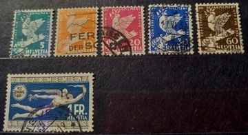 Znaczki pocztowe Szwajcaria z 1932 r.pełna seria. 