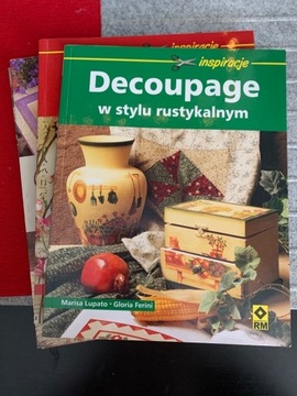 Ksiażki Decoupage x 4