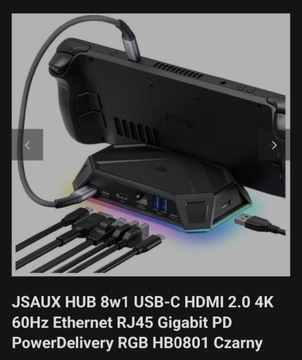 JSAUX HUB USB-C / Steam Deck / Asus ROG Ally / LENOVO LEGION 