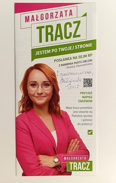 Małgorzata Tracz - autograf