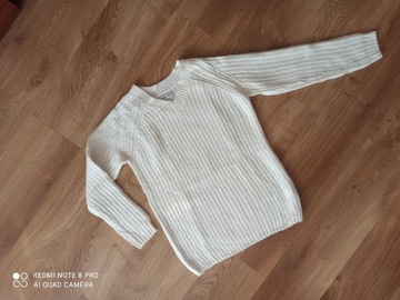 Sweter biały cropp S 36 