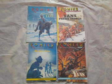 Komiks FANTASTYKA ZESTAW YANS 1-4 wydanie 1 1988