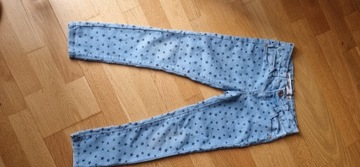 Spodnie jeans dla dziewczynki rozm.128