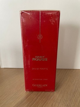 GUERLAIN Habit Rouge Edt 100 ml - VINTAGE!! 