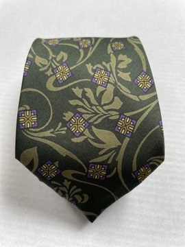 Włoski krawat jedwabny