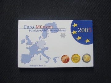 NIEMCY - Euro - Munzen 2005 J