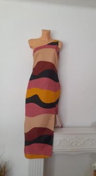 ASOS Design maxi długa bawełniana letnia sukienka