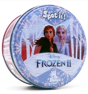 Dobble Frozen 2 karty gra pamięciowa Elsa Anna
