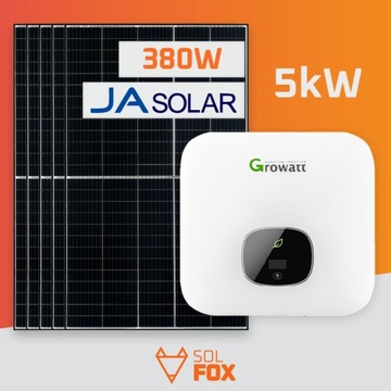 Zestaw Fotowoltaiczny 5kW On-Grid Carport JA Solar