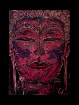 Obraz Różowy Budda 