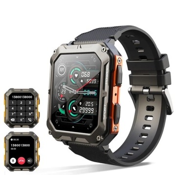 SMARTWATCH ZEGAREK MĘSKI  SAMSUNG HUAWEI IPHONE 