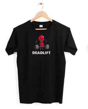 Koszulka na Siłownię z Deadpool'em Deadlift