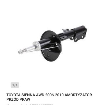 Amortyzator przód prawy Toyota Sienna 2006-2010