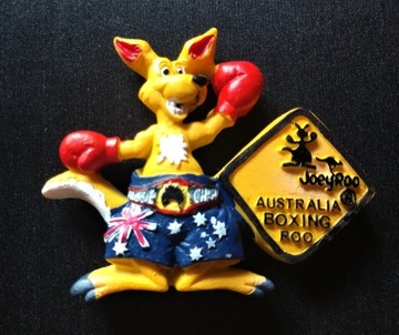 Magnes na lodówkę z Australii - kangur bokser