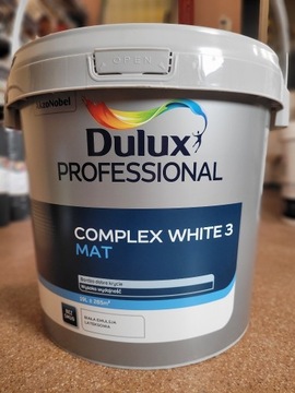 Farba Dulux Complex MAT 3 Professional 19L biała