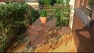 Komplet ogrodowy stół + 4 krzesła
