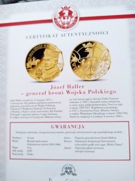 Monety z skarbnicy narodowej Piłsudski i innne