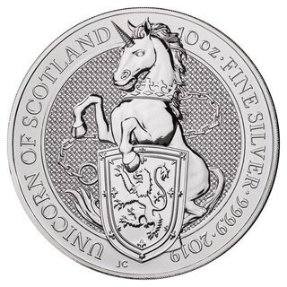 10oz Bestie Królowej Jednorożec Szkocji / Unicorn