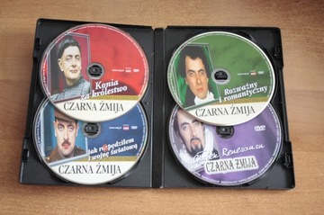 CZARNA ŻMIJA=KOLEKCJA=GŁUPEK,KONIA, ROZWAŻNY 4 DVD