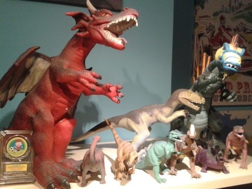 ryczący dinozaur gumowy zabawka dla dzieci trex