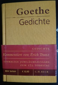 Gedichte Trunz, Johann Wolfgang von Goethe TANIO 