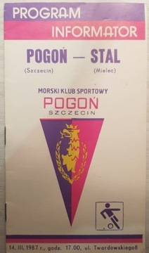 POGOŃ SZCZECIN - STAL MIELEC 14.03.1987