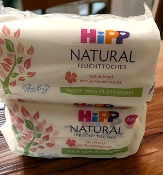 Chusteczki nawilżane HiPP natural 