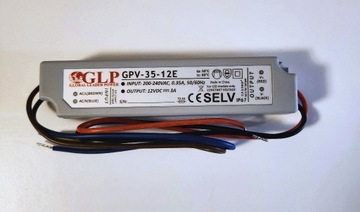 Zasilacz do taśm LED GLP GPV-35-12E 12V 36W