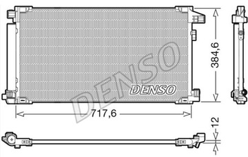 CHŁODNICA KLIMATYZACJI TOYOTA DCN50061