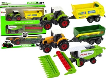 Maszyny Rolnicze Traktory z Przyczepami i Kombajn
