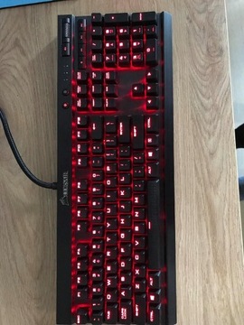 Klawiatura CORSAIR K70 LUX Red LED Cherry MX Red