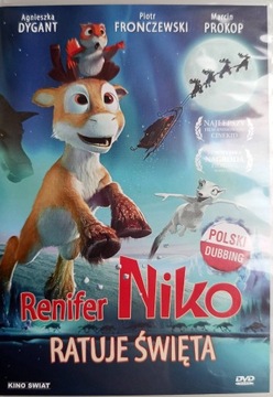 FILM DVD RENIFER NIKO RATUJE ŚWIĘTA Dubbing PL
