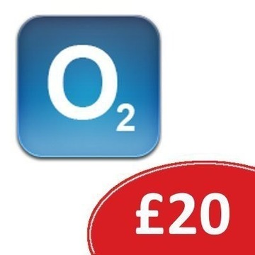 Doładowanie O2 20 GBP kod Anglia UK