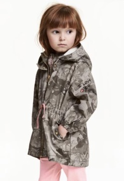 Bawełniana parka H&m 128