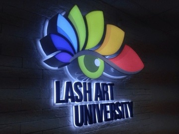 Logo z podświetleniem do biura PRODUCENT