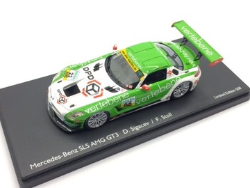 MERCEDES BENZ SLS AMG GT3. skala 1:43, Schuco