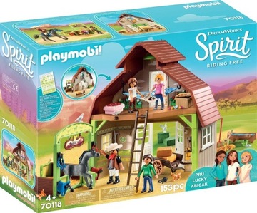 Playmobil 70118 Spirit - Boks stajenny z Lucky 